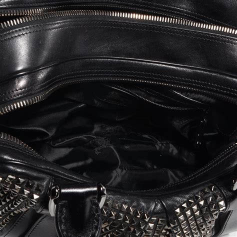 burberry prorsum knight studded handbag|BURBERRY Prorsum Calfskin Studded Knight Satchel Black.